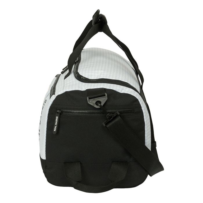 Bolso Bandolera Safta Blanco Negro 50 x 25 x 25 cm 2