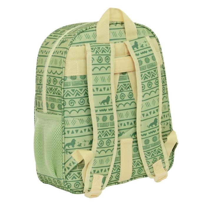 Mochila Escolar Mufasa Verde Beige 32 x 38 x 12 cm 2