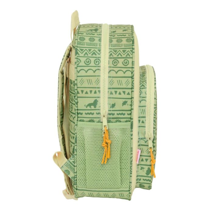 Mochila Escolar Mufasa Verde Beige 32 x 38 x 12 cm 1