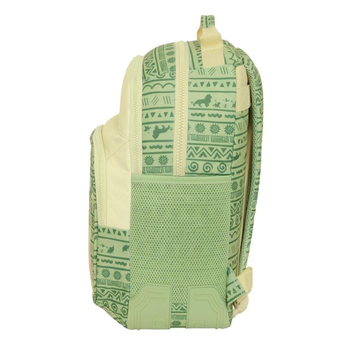 Mochila Escolar Mufasa Verde Beige 32 x 42 x 15 cm 2