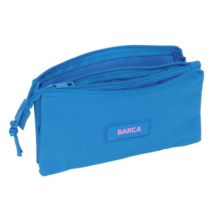 Portatodo Triple F.C. Barcelona Azul 22 x 12 x 3 cm 2