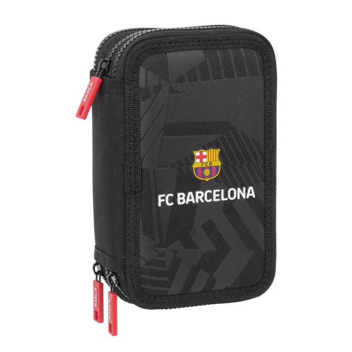 Plumier triple 37 pcs f.c.barcelona "black" 12,5x19,5x5,5 cm