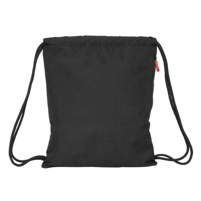 Bolsa Mochila con Cuerdas F.C. Barcelona Black Negro 35 x 40 x 1 cm 2