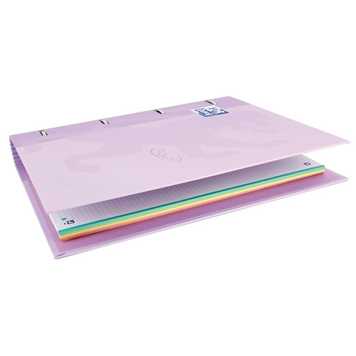 Carpeta de anillas Oxford Touch Europeanbinder A4 Malva 1