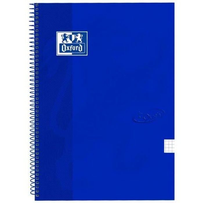 Libreta Oxford Denim Touch Azul Din A4 80 Hojas (5 Piezas)