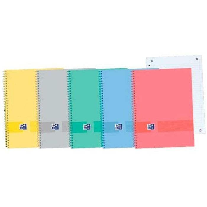Cuaderno Oxford &You Europeanbook 0 Tapa dura Multicolor A4 5 Piezas 100 Hojas