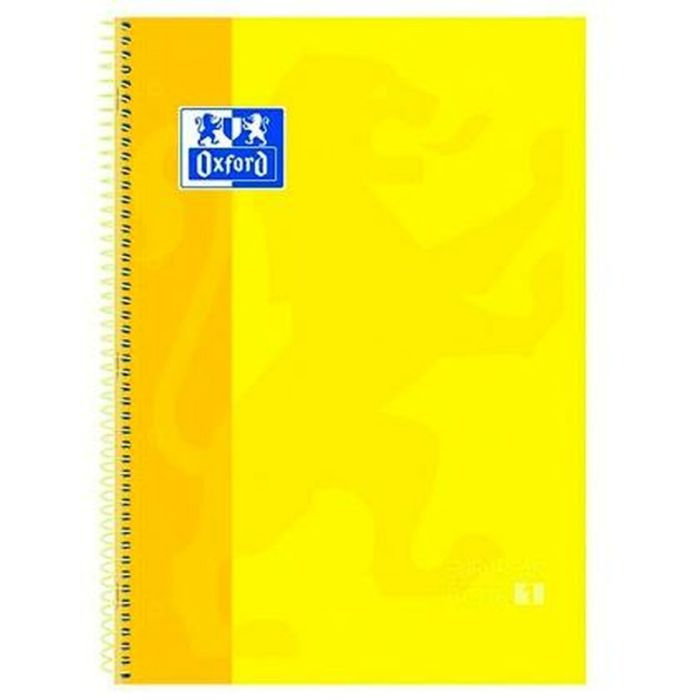 Cuaderno Oxford European Book Amarillo A4 5 Piezas