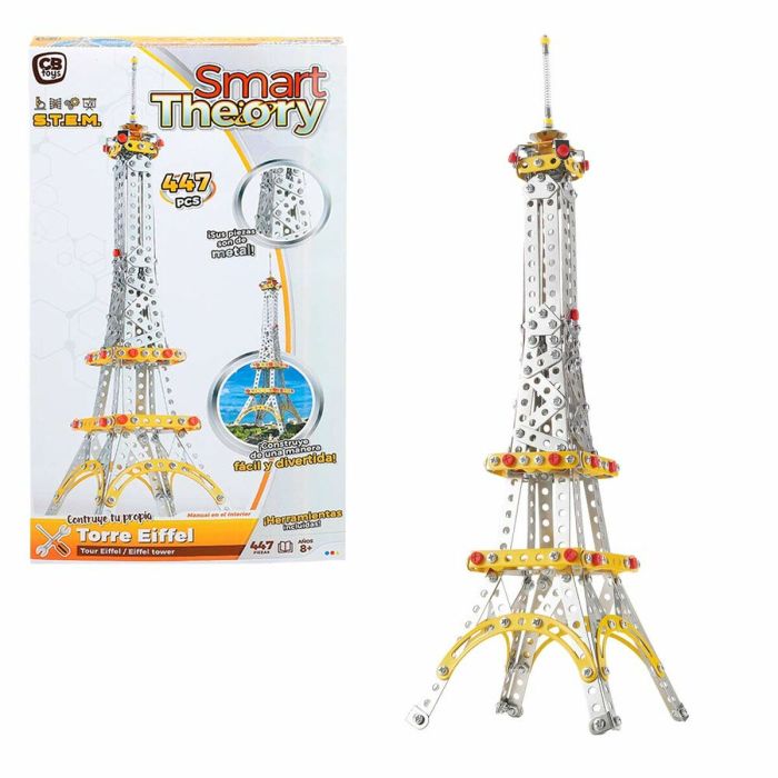 Colorbaby set de construcciones smart theory torre eiffel 447 piezas metal +8 años Colorbaby set de construcciones smart theory torre eiffel 447 piezas metal +8 años