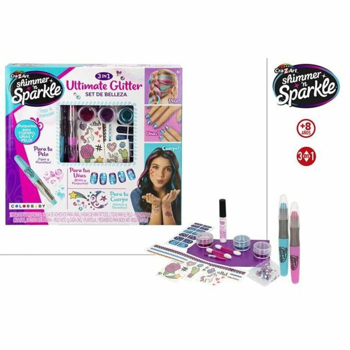 Estudio de belleza 3 en 1 shimmer n sparkle