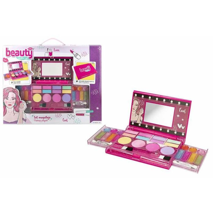 Maquillaje beauty paleta con espejo