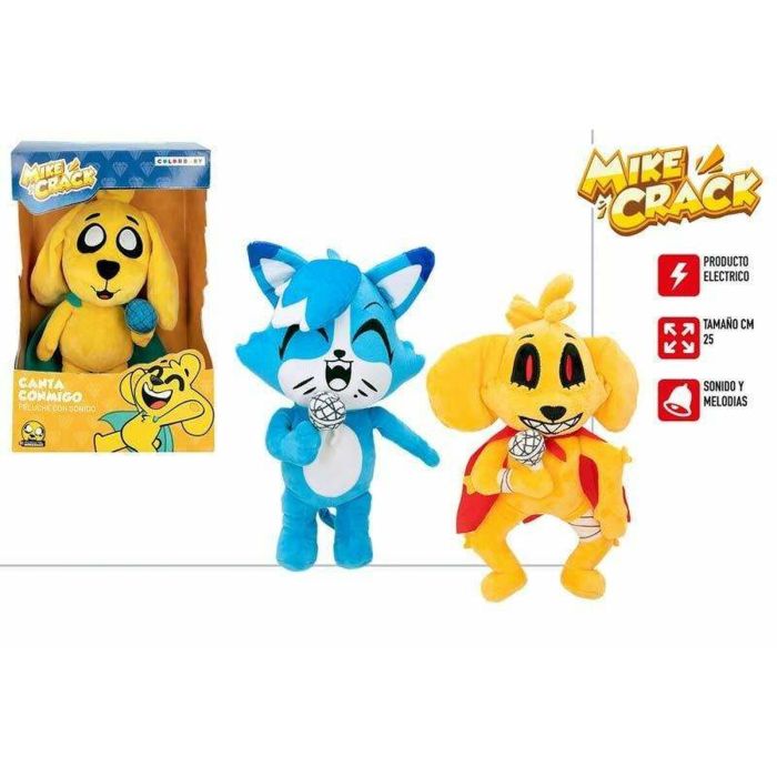 Peluche Musical Mikecrack 25cm 3