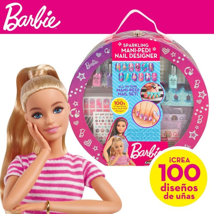 Sets de manicura y pedicura Barbie Sparkling Estuche 4