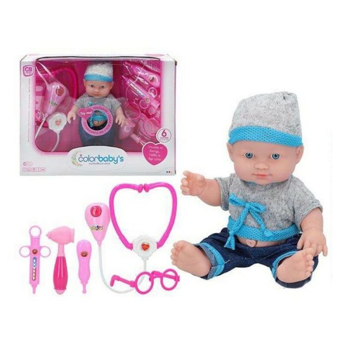 Muñeco Bebé con Accesorios Doctor Colorbaby (24 cm) Muñeco Bebé con Accesorios Doctor Colorbaby (24 cm)