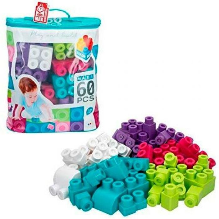 Bloques de Construcción Colorbaby Play & Build 60 Piezas Multicolor