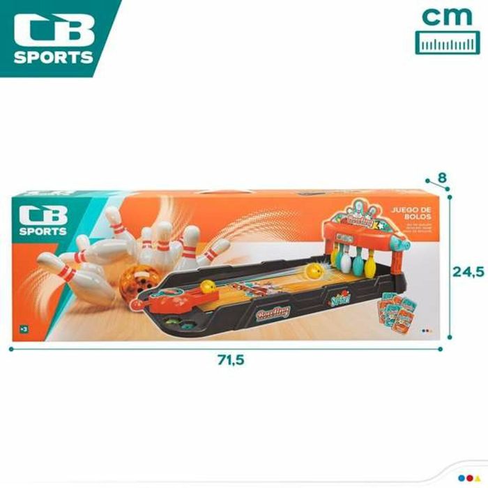 Juego de Bolos Colorbaby 12 Piezas 71,5 x 8 x 24,5 cm 1 Juego de Bolos Colorbaby 12 Piezas 71,5 x 8 x 24,5 cm 1