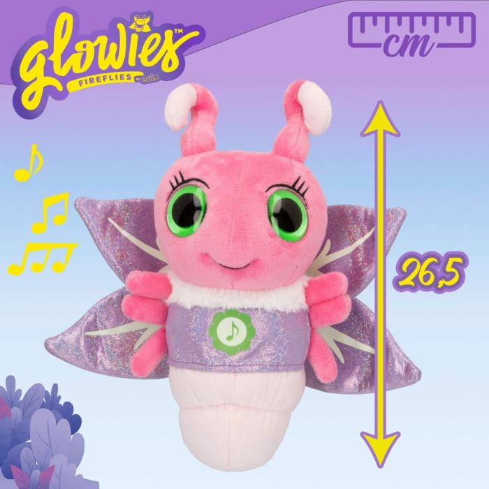 Peluche Glowies Rosa (27 cm) 1