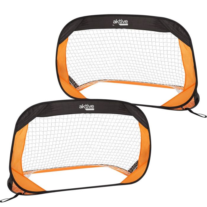 Colorbaby Set Dos Porterias Entrenamiento Pop Up 120x80X80 cm-Aktive Colorbaby Set Dos Porterias Entrenamiento Pop Up 120x80X80 cm-Aktive