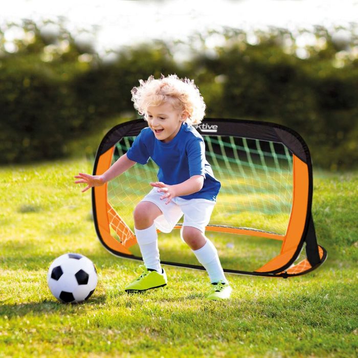 Portería de Fútbol Colorbaby 2 Unidades Entrenamiento 120 x 80 x 80 cm 1 Portería de Fútbol Colorbaby 2 Unidades Entrenamiento 120 x 80 x 80 cm 1