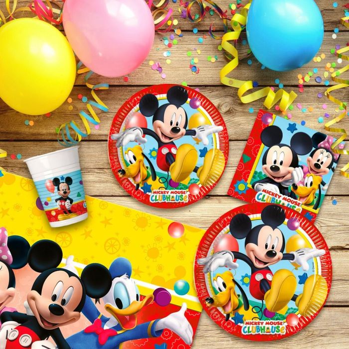 Set Artículos de Fiesta Mickey Mouse 66 Piezas 2
