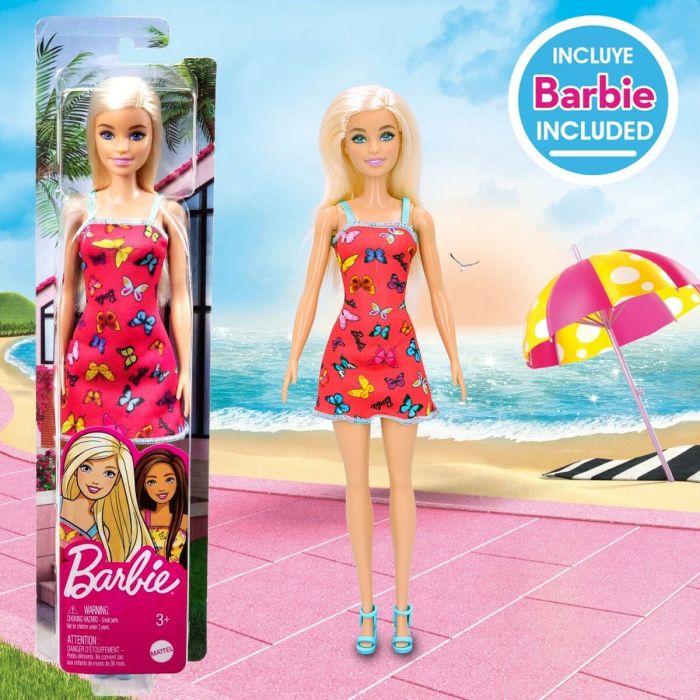 Set de Juguetes de Playa Barbie 8 Piezas 18 x 16 x 18 cm 4
