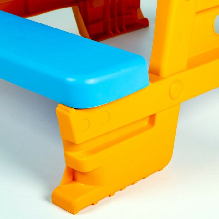 Conjunto de Mesa Infantil y Pongotodo Hot Wheels Azul Naranja Plástico 69 x 42 x 79 cm 2