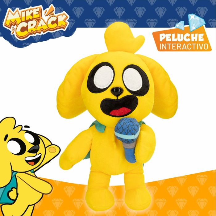 Peluche con Sonido Mikecrack Amarillo 29 cm 7