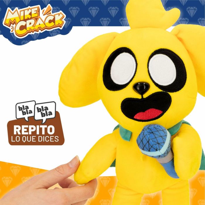 Peluche con Sonido Mikecrack Amarillo 29 cm 6