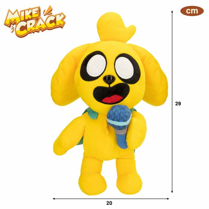 Peluche con Sonido Mikecrack Amarillo 29 cm 4