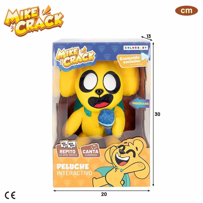 Peluche con Sonido Mikecrack Amarillo 29 cm 3