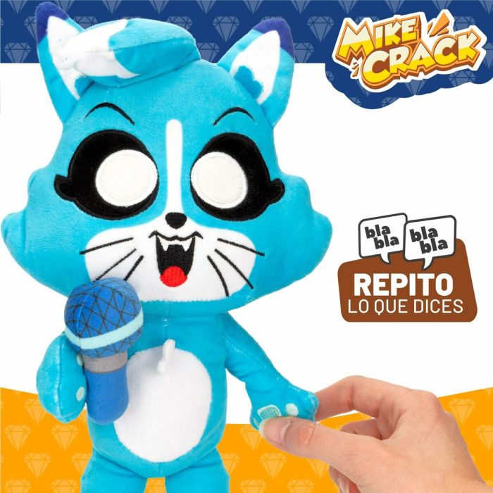 Peluche con Sonido Mikecrack Akela 25 cm Azul 5