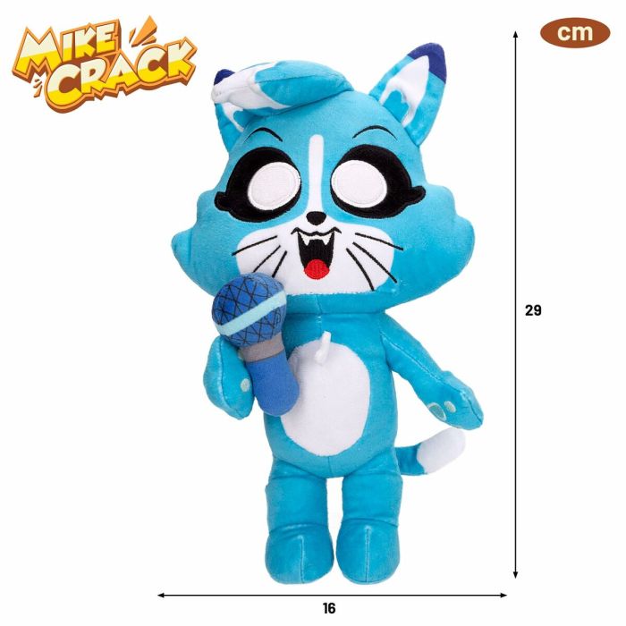 Peluche con Sonido Mikecrack Akela 25 cm Azul 4