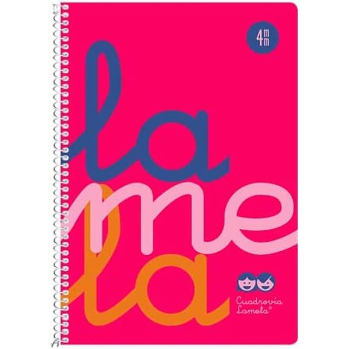 Cuaderno Lamela Flúor Cuarto 5 Piezas 80 Hojas 2