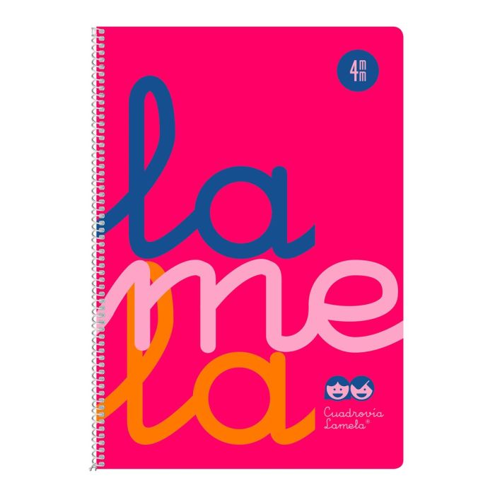 Cuaderno Lamela Multicolor 80 Hojas Cuarto (5 Unidades) 5