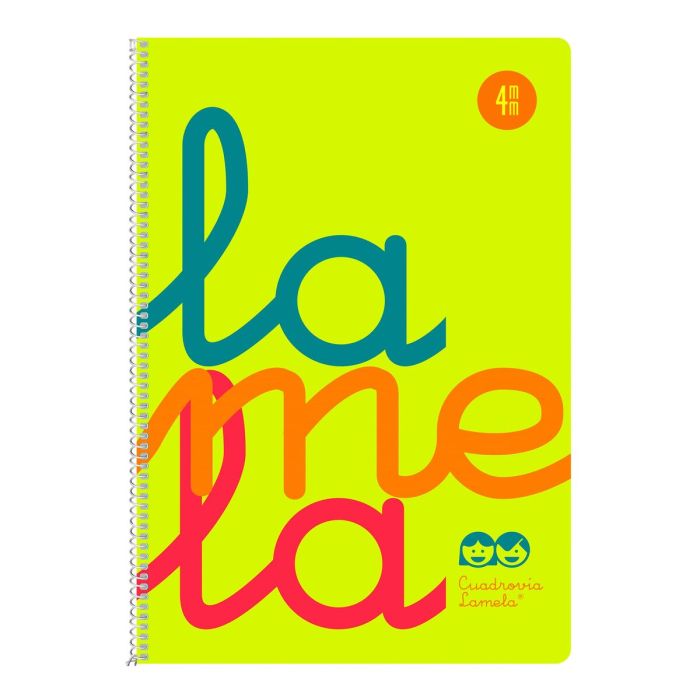 Cuaderno Lamela Multicolor 80 Hojas Cuarto (5 Unidades) 1