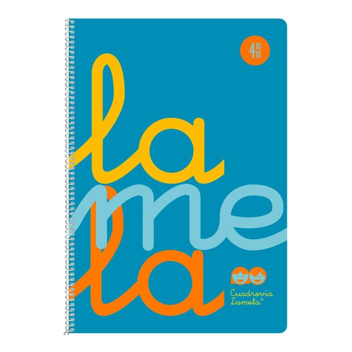 Cuaderno Lamela Multicolor 80 Hojas Cuarto (5 Unidades) 2