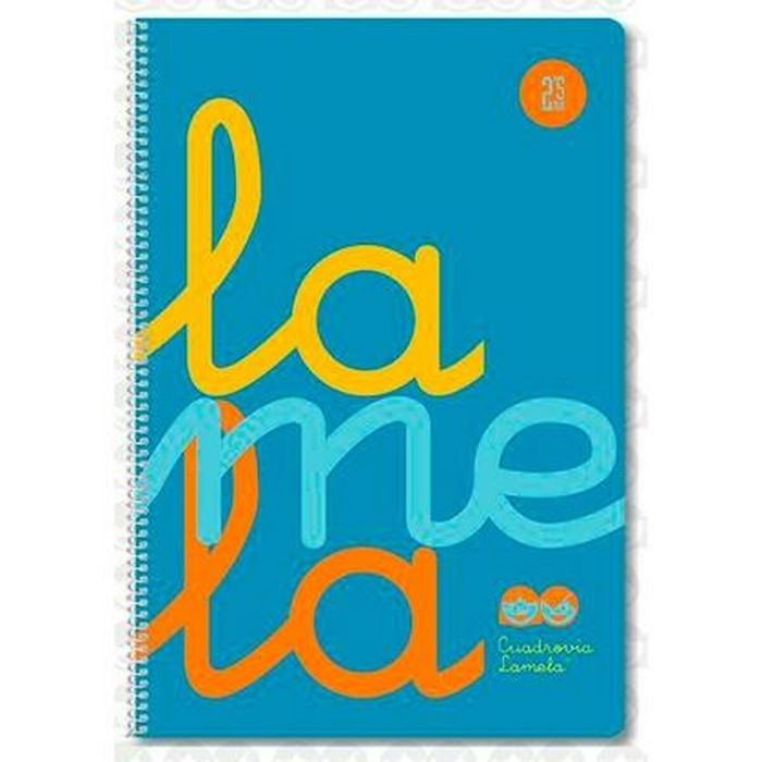 Cuaderno Lamela Flúor Azul Din A4 5 Piezas 80 Hojas
