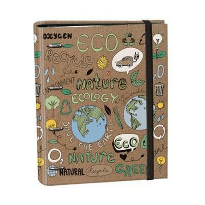Carpeta de anillas SENFORT Ringbook Ecology 1 unidad Multicolor A4 3