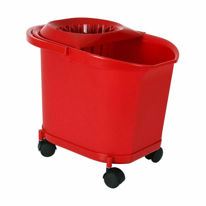 Cubo de Fregar 16 L Rojo (6 Unidades) 1