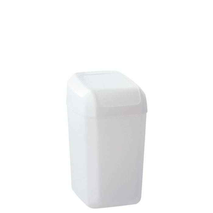 Denox Papelera Tapa Basculante Troya 15 L Blanco