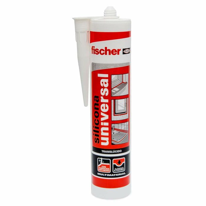 Silicona universal transparente f98646 fischer 280 ml