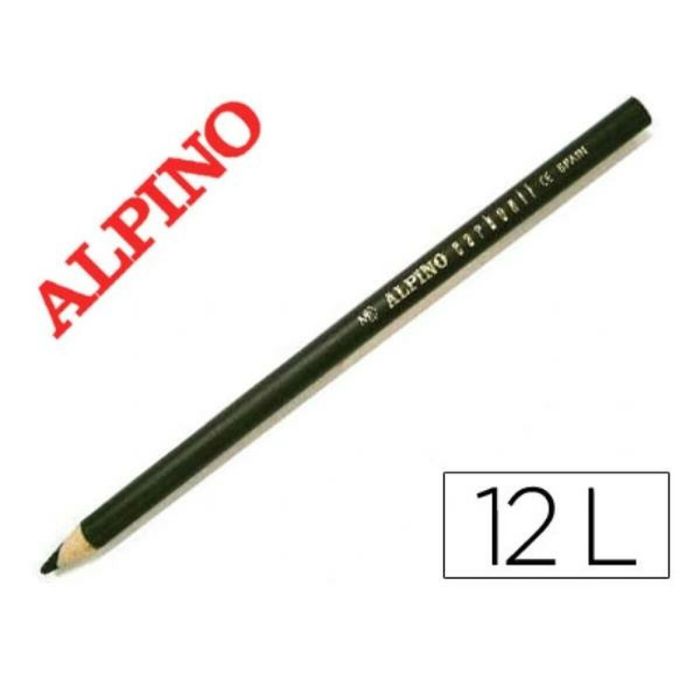 Lápices de carboncillo Alpino LE010012 Negro 1