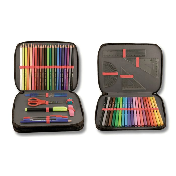 Plumier Doble Alpino Lettering 33 Piezas Multicolor 2 Plumier Doble Alpino Lettering 33 Piezas Multicolor 2