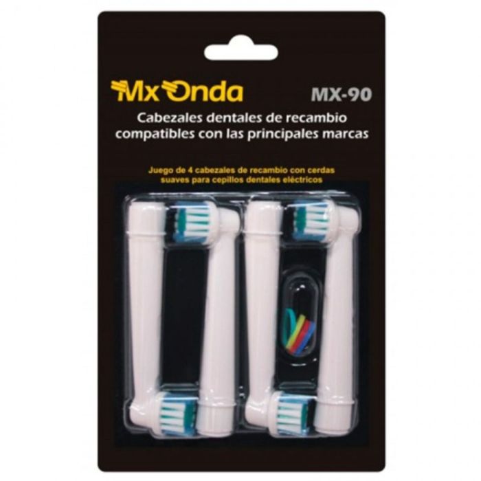 Recambio para Cepillo de Dientes Eléctrico Mx Onda MX-90 Blanco