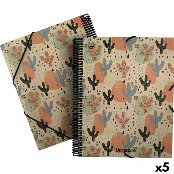 Carpeta Clasificadora Unipapel Uninature Cactus 40 Fundas A4 (5 Unidades) Carpeta Clasificadora Unipapel Uninature Cactus 40 Fundas A4 (5 Unidades)