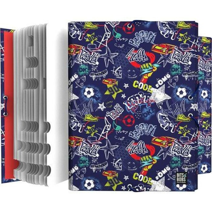 Carpeta Clasificadora Grafoplas Star Multicolor 12 Separadores 1 Carpeta Clasificadora Grafoplas Star Multicolor 12 Separadores 1