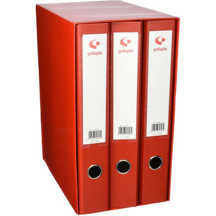 Archivador de Palanca Grafoplas 7284351 Rojo Modular