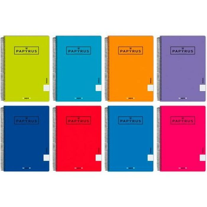 Cuaderno Papyrus A4 80 Hojas 90 g/m² (5 Unidades) 1 Cuaderno Papyrus A4 80 Hojas 90 g/m² (5 Unidades) 1
