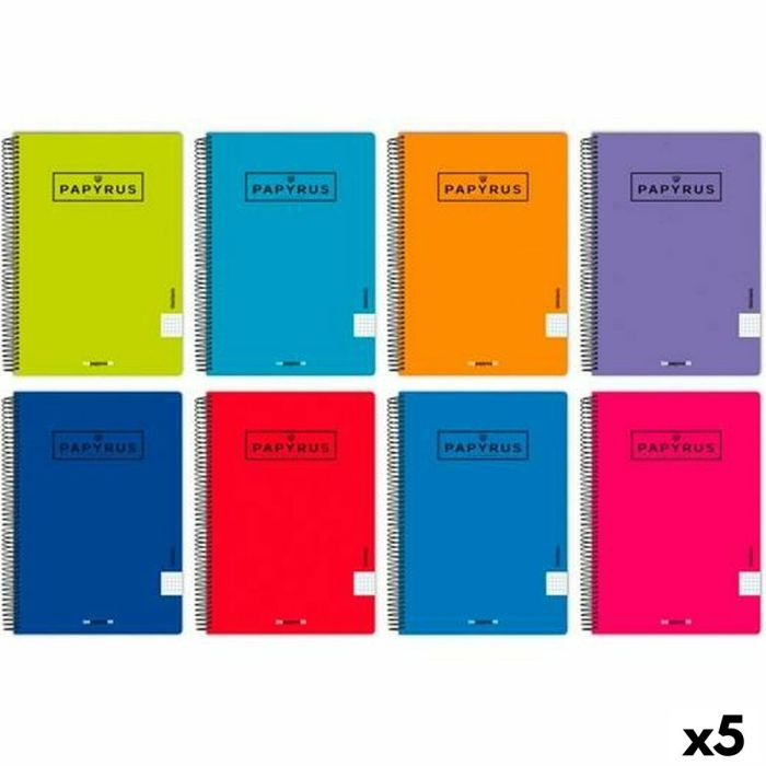 Cuaderno Papyrus A4 80 Hojas 90 g/m² (5 Unidades) 0 Cuaderno Papyrus A4 80 Hojas 90 g/m² (5 Unidades) 0