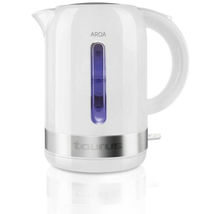 Hervidor Taurus Aroa Blanco 2200 W 1,7 L Acero Inoxidable 1