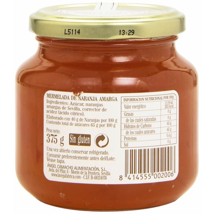 Mermelada La Vieja Fábrica Naranja amarga (350 g) 1
